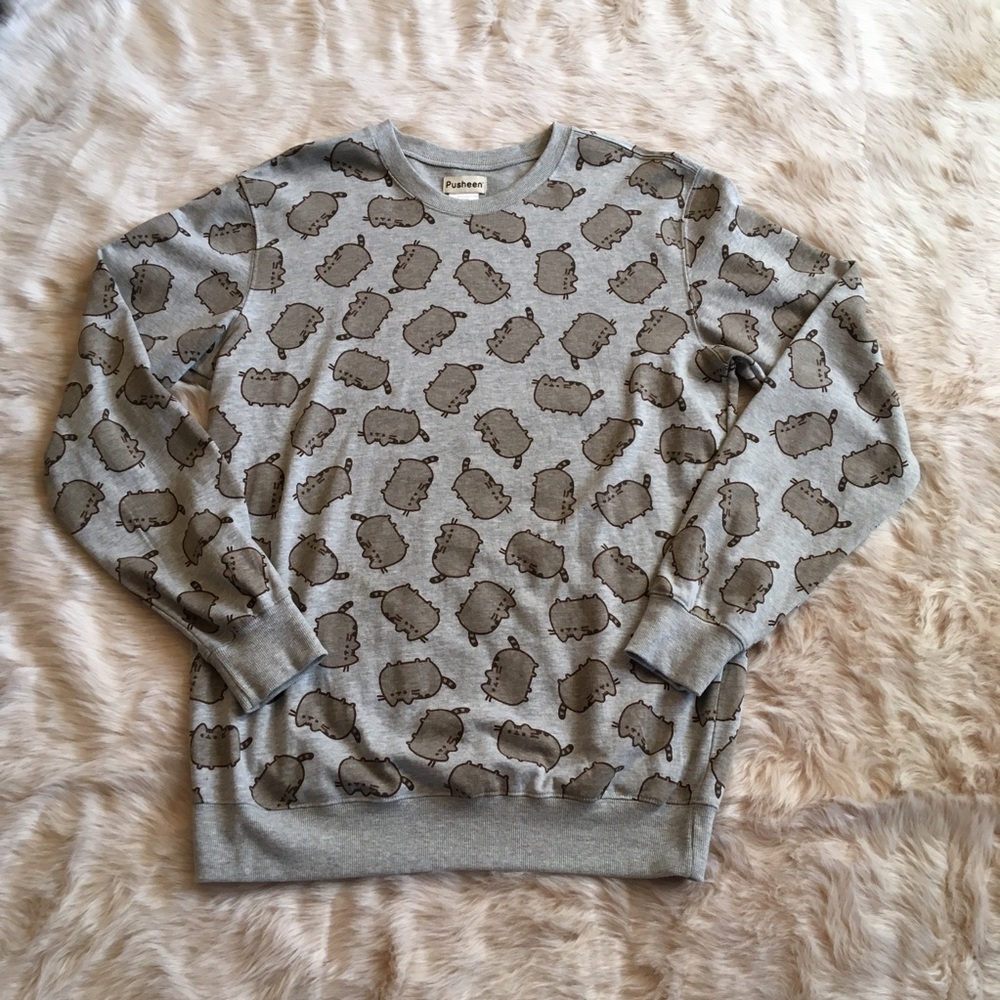 NWOT~Pusheen Crew Neck Sweatshirt Size XL